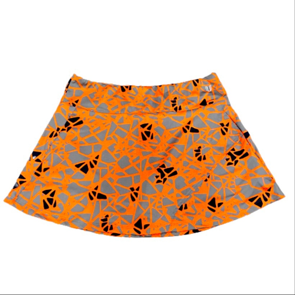 EleVen by Venus Williams Orange and Black Skirt